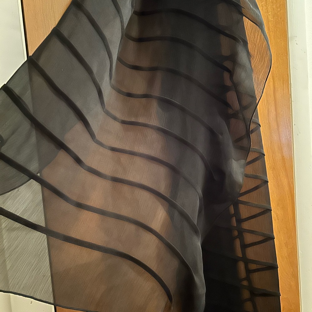 Nordstrom black sheer scarf